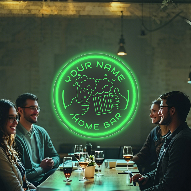 Neon Sign Led Custom - Custom LED Neon Sign with Cheers