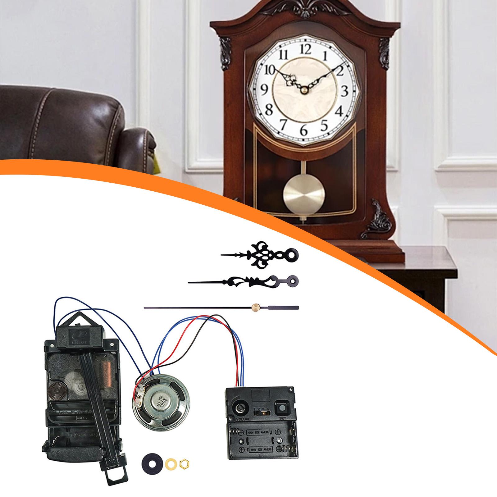 Wall Clock Silent - Replacement Pendulum Clock Movement Kit with