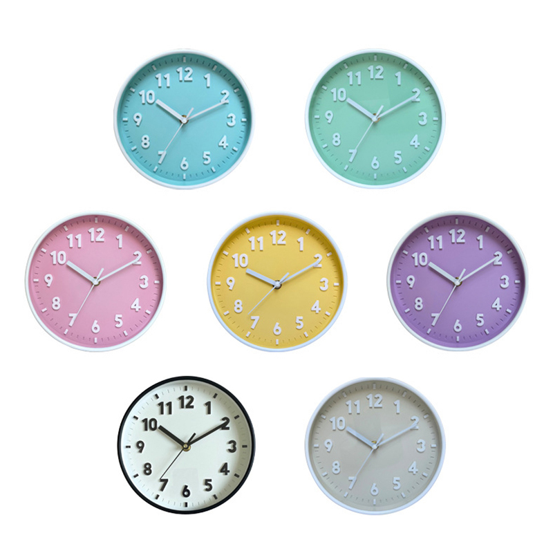 Wall Clock Silent - 8 Inch Modern Wall Clock Digital