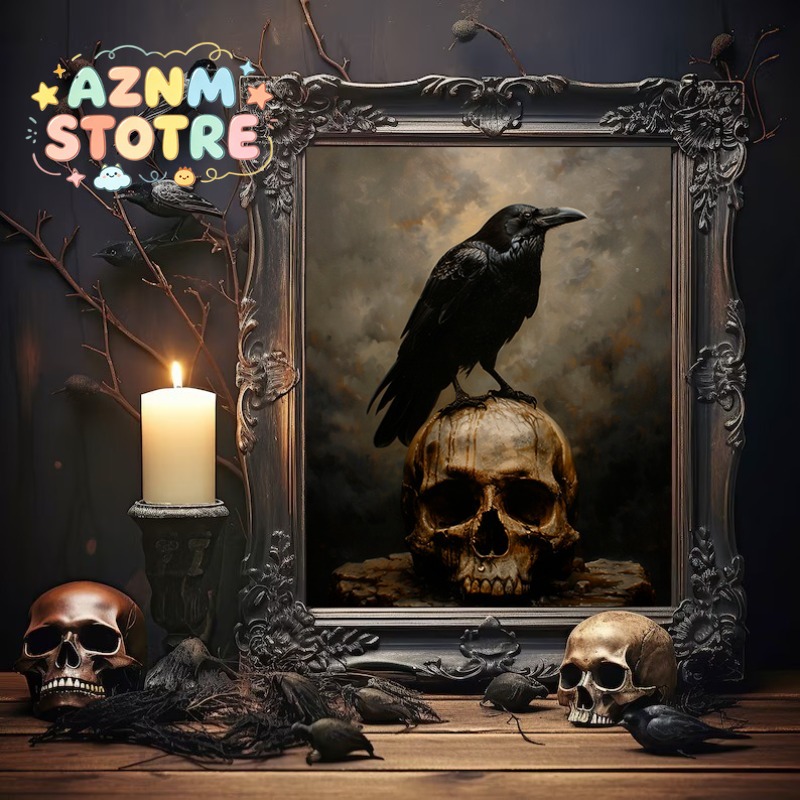Home Decor Catalog - Dark Academia Antique Gothic Castle Wildflowers