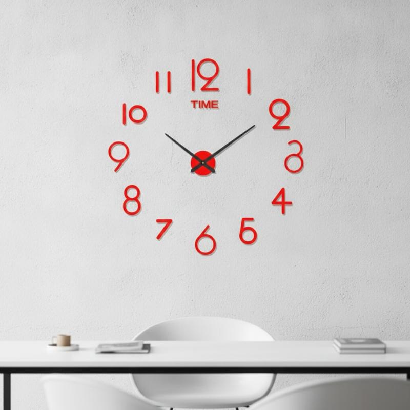 Wall Clock Silent - 2026 New 3D DIY Large Wall