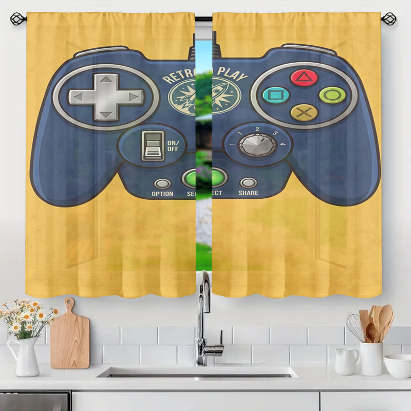 Gaming Controller Curtain Pane - Home Decor Youtube Videos ulasan dan harga