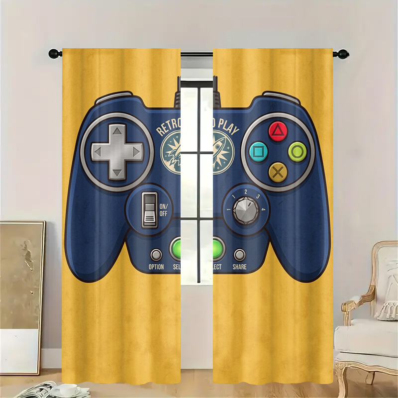 Gaming Controller Curtain Pane - Home Decor Youtube Videos ulasan dan harga
