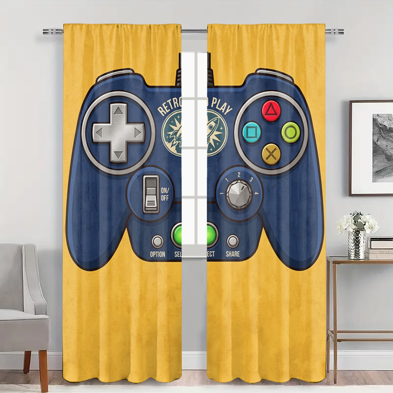 Gaming Controller Curtain Pane - Home Decor Youtube Videos ulasan dan harga