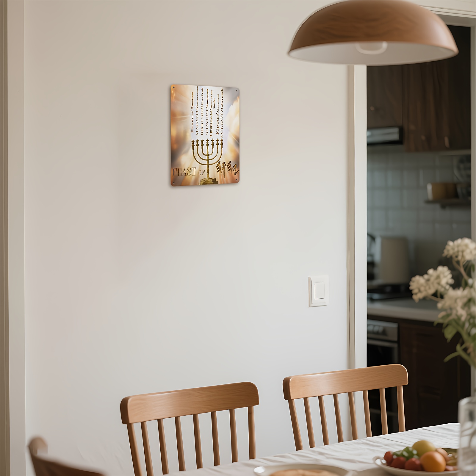 CIFBUYHebrew Star of David Alu - Home Decor Living Room ulasan dan harga