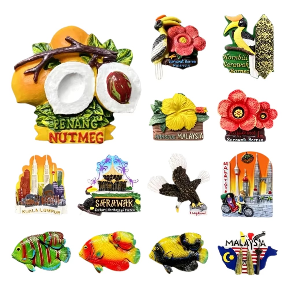 3D Malaysia Fridge Magnets, Ku - Home Decor Kuala Lumpur ulasan dan harga