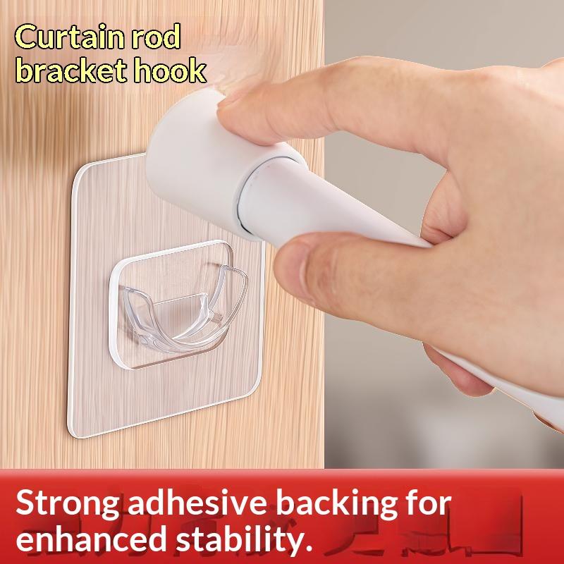 No Drill Transparent Self Adhe - Home Decor Curtains ulasan dan harga