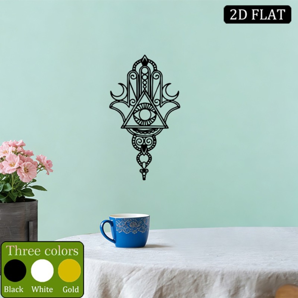CIFBUY Iron Wall Art Hamsa Evi - Home Decor Living Room ulasan dan harga