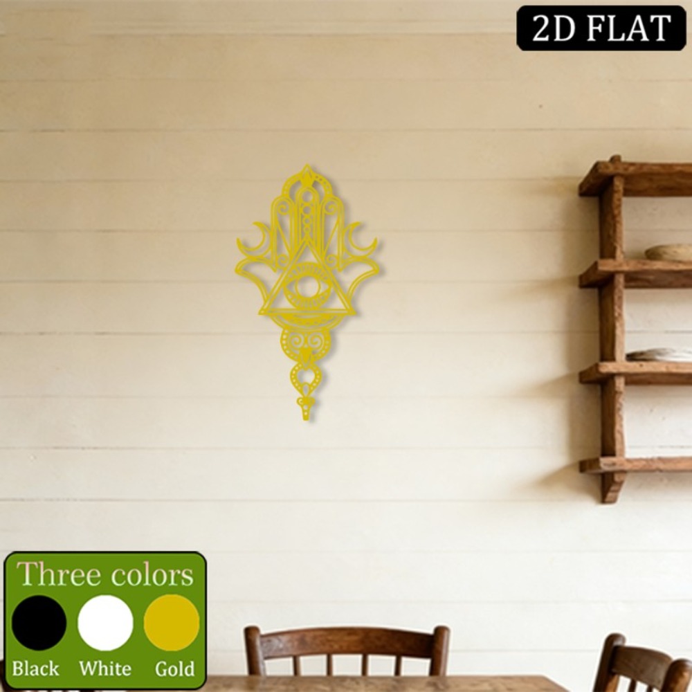 CIFBUY Iron Wall Art Hamsa Evi - Home Decor Living Room ulasan dan harga