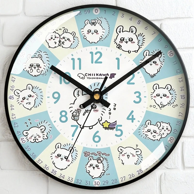 Chiikawa Cartoon Wall Clock Si - Wall Clock Silent ulasan dan harga