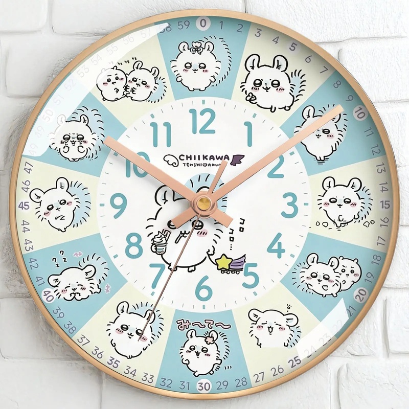 Chiikawa Cartoon Wall Clock Si - Wall Clock Silent ulasan dan harga