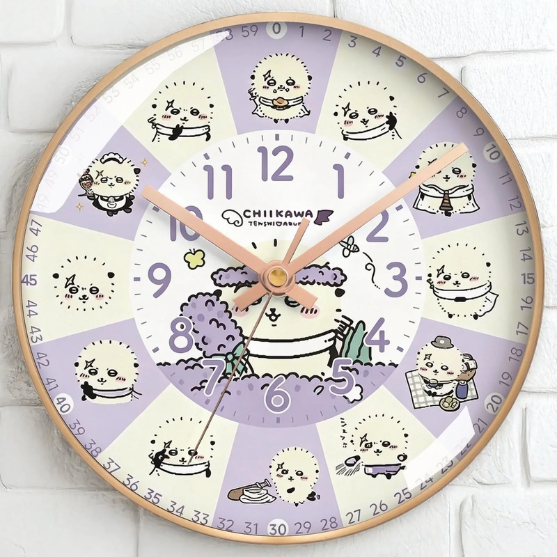Chiikawa Cartoon Wall Clock Si - Wall Clock Silent ulasan dan harga