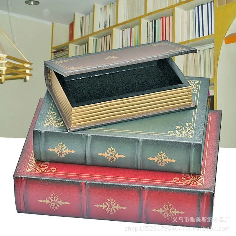 3PCS Fake Books Decoration Woo - Home Decor Modern Organic ulasan dan harga