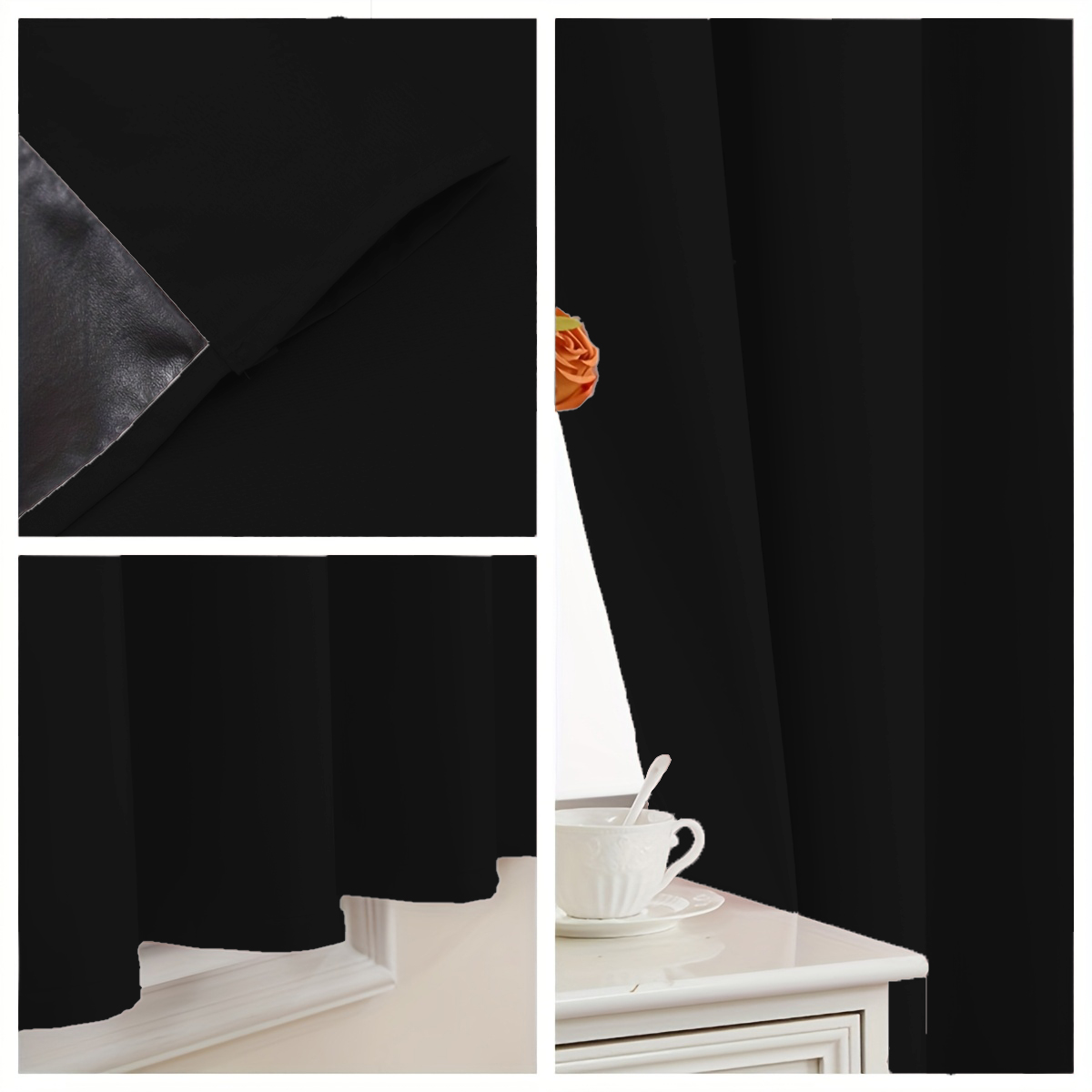 1 Piece of Simple Solid Color  - Home Decor Curtains ulasan dan harga
