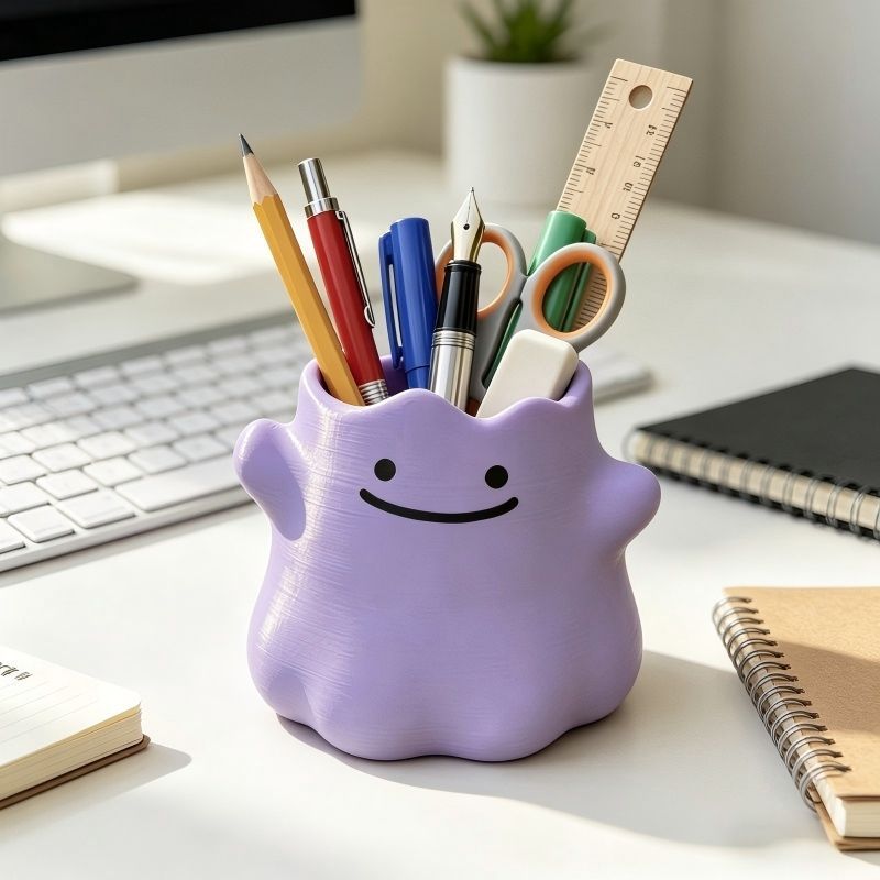 Cartoon Character Pen Holder C - Home Decor Organizer ulasan dan harga