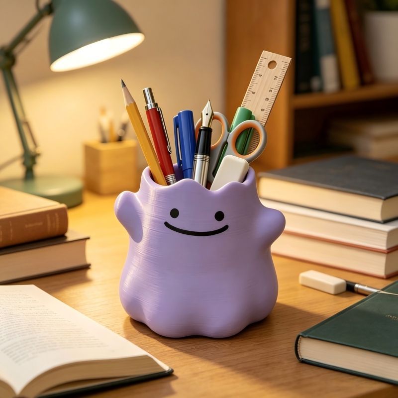 Cartoon Character Pen Holder C - Home Decor Organizer ulasan dan harga