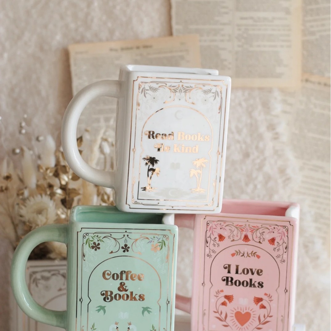 Book Shaped Ceramic Mug With H - Home Decor Catalog ulasan dan harga