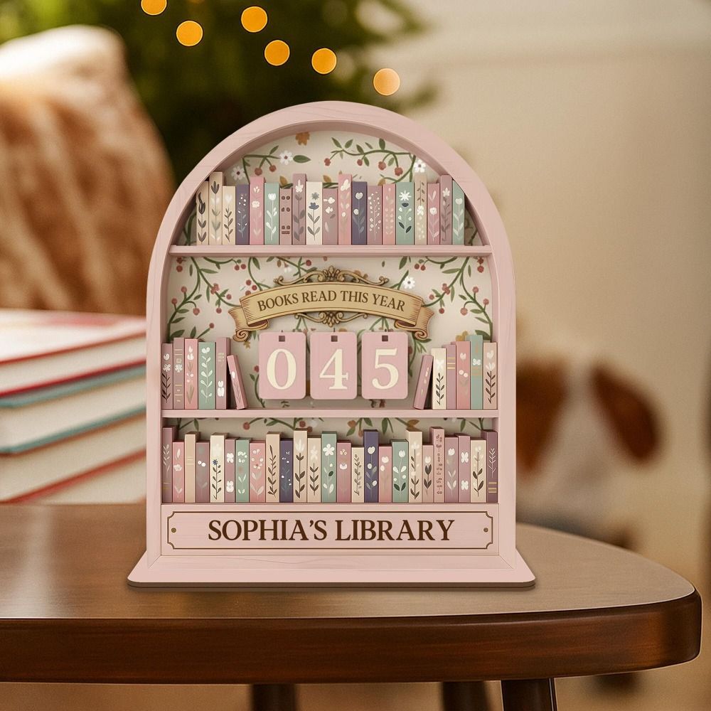 New Wooden Books Read Tracker  - Home Decor Catalog ulasan dan harga