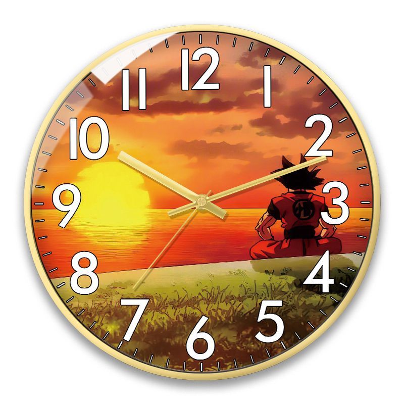 Anime Dragon Ball Sun Wukong C - Wall Clock Silent ulasan dan harga