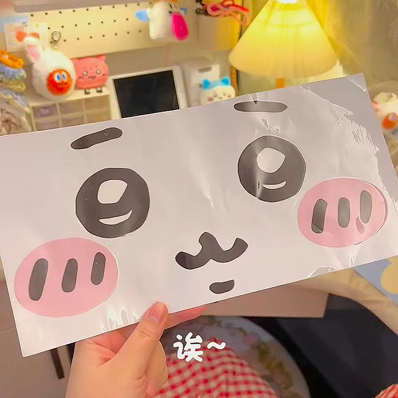 jiyi emoticon sticker air cond - Home Decor Unique Items ulasan dan harga