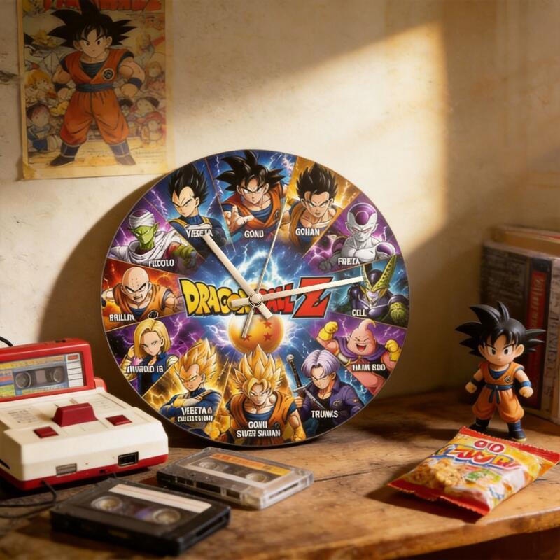 Dragon Ball Z Anime Round Wall - Wall Clock Silent ulasan dan harga