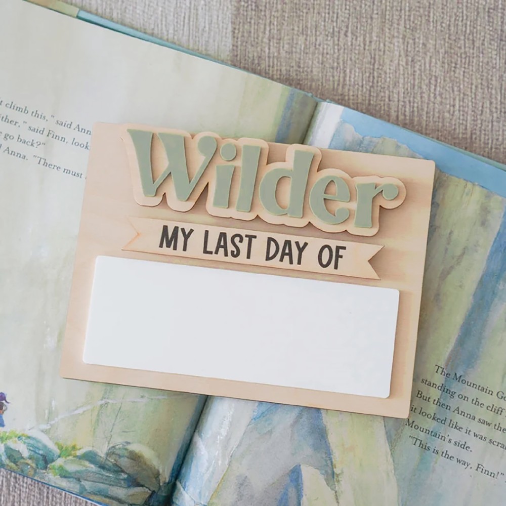 1Pc Custom First and Last Day  - Home Decor Pinterest ulasan dan harga
