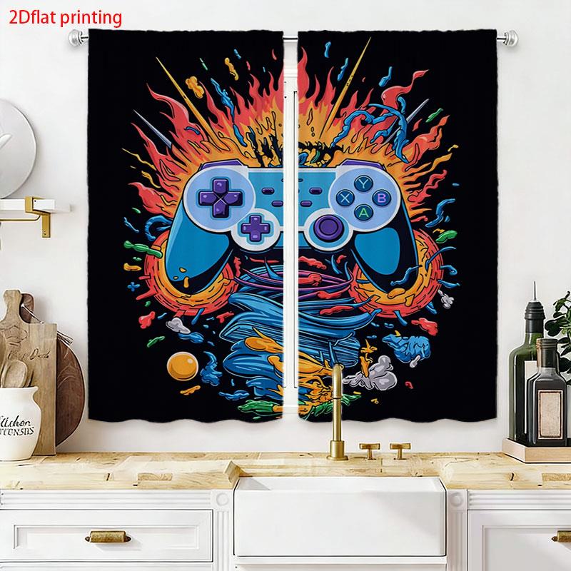 Retro Gaming Controller Curtai - Home Decor Youtube Videos ulasan dan harga