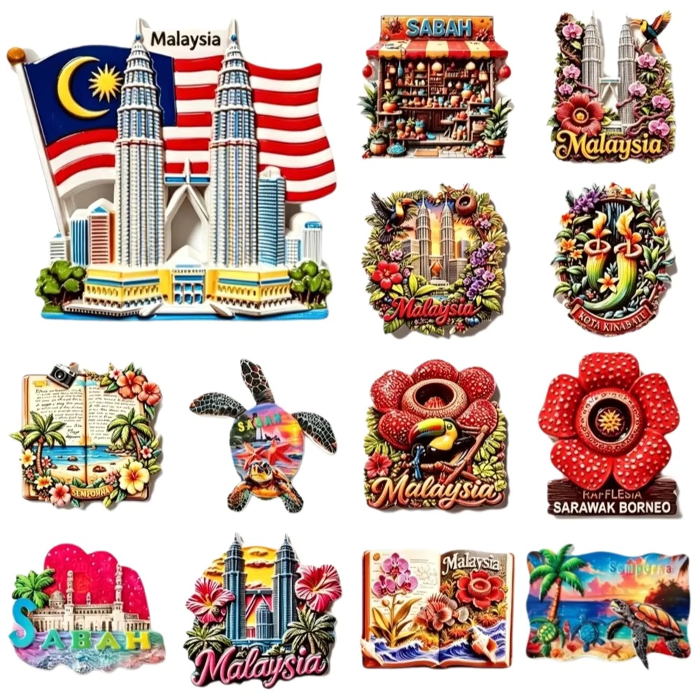 Malaysia Tourist Souvenir 3D R - Home Decor Kuala Lumpur ulasan dan harga