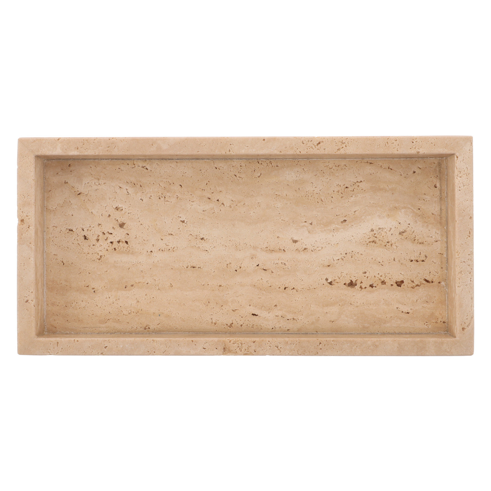 Rectangular Marble Vanity Tray - Home Decor Organizer ulasan dan harga