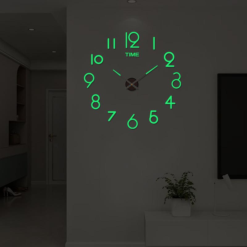 Large 3D DIY Wall Clock 2026 M - Wall Clock Silent ulasan dan harga