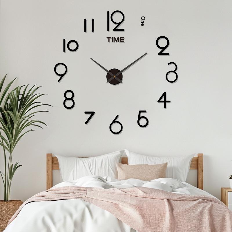 Large 3D DIY Wall Clock 2026 M - Wall Clock Silent ulasan dan harga