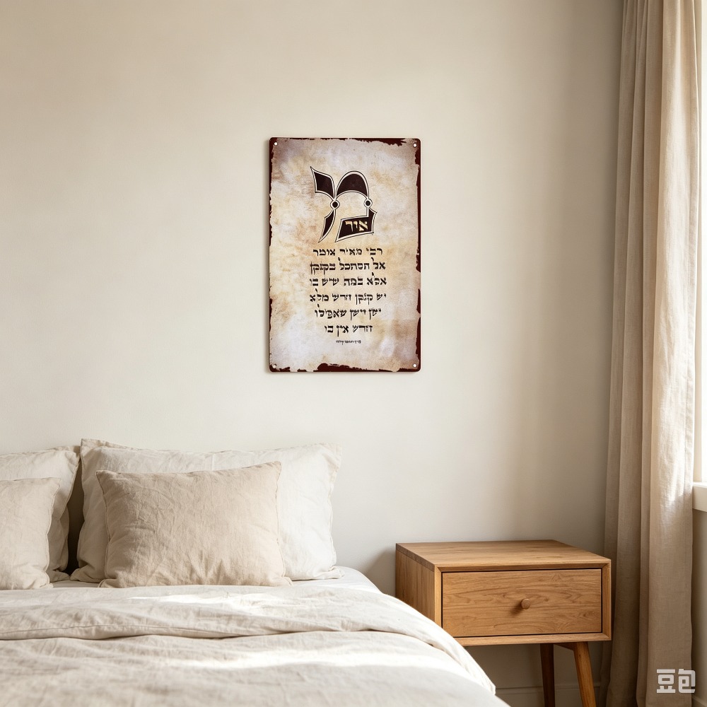 CIFBUY Vintage Hebrew Torah Sc - Home Decor Living Room ulasan dan harga