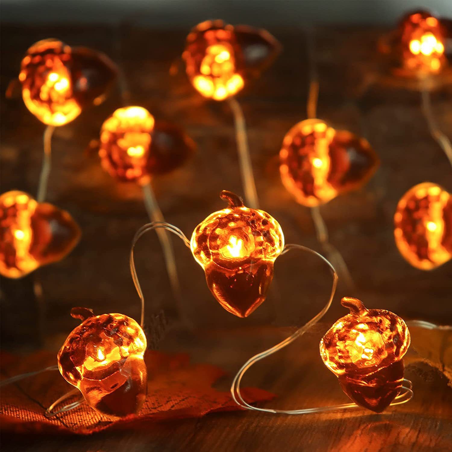 30 LEDs Acorn String Lights Th - Home Decor Fallout 4 ulasan dan harga
