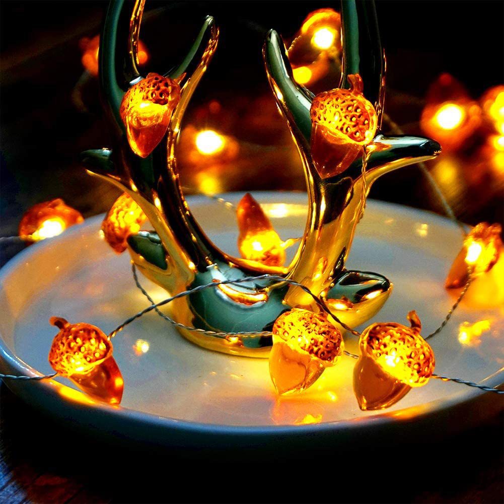 30 LEDs Acorn String Lights Th - Home Decor Fallout 4 ulasan dan harga