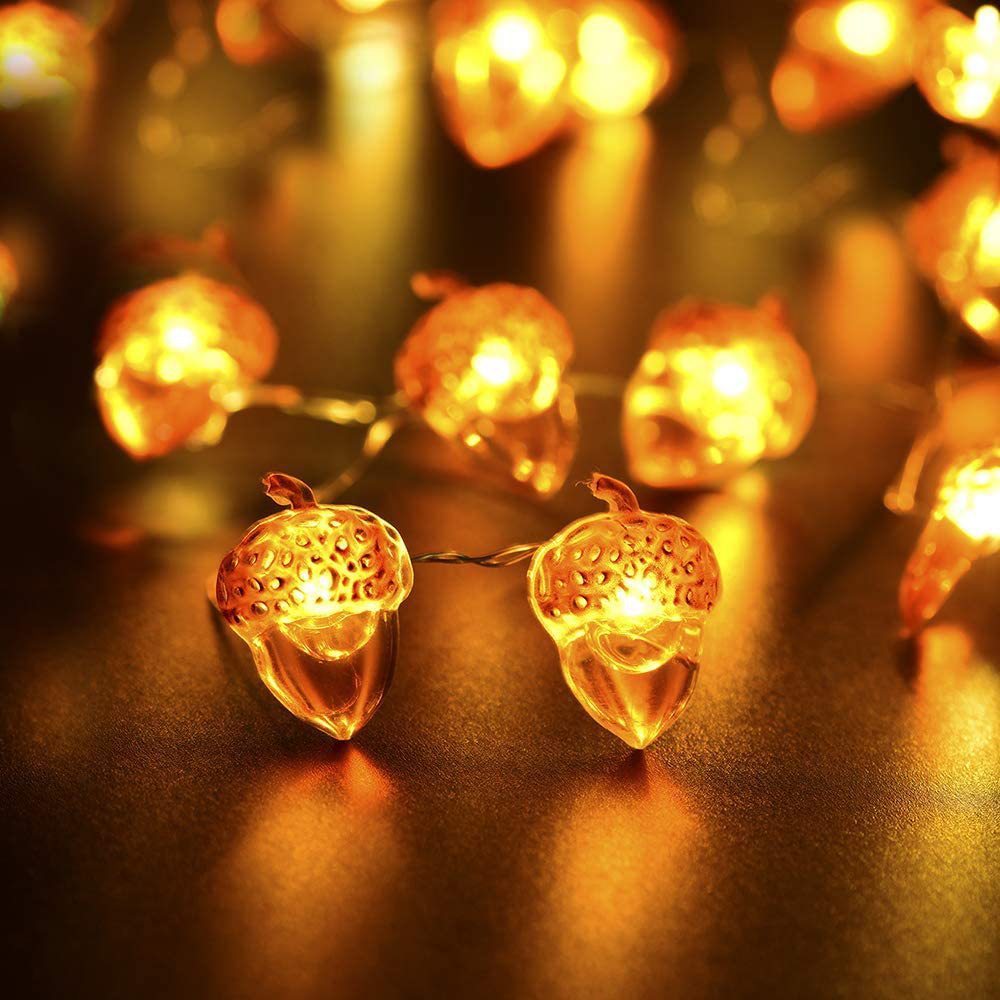 30 LEDs Acorn String Lights Th - Home Decor Fallout 4 ulasan dan harga