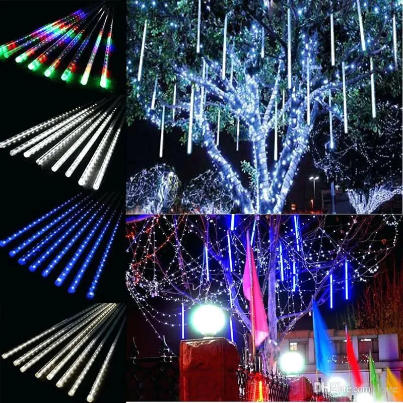 30/50CM LED Meteor Shower Rain - Home Decor Fallout 4 ulasan dan harga