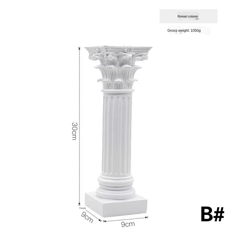 1Pc Architecture Model Roman C - Home Decor Modern Organic ulasan dan harga