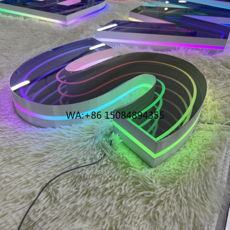 Neon 3D Custom RGB Effect Pane - Neon Sign Led Custom ulasan dan harga