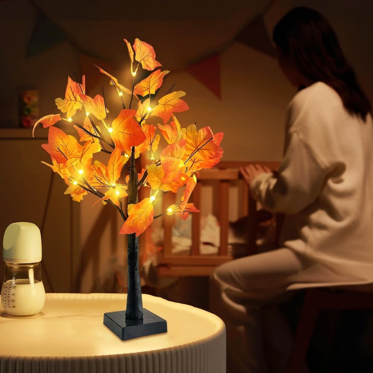1pc 24 LED Artificial Black Bi - Home Decor Fallout 4 ulasan dan harga