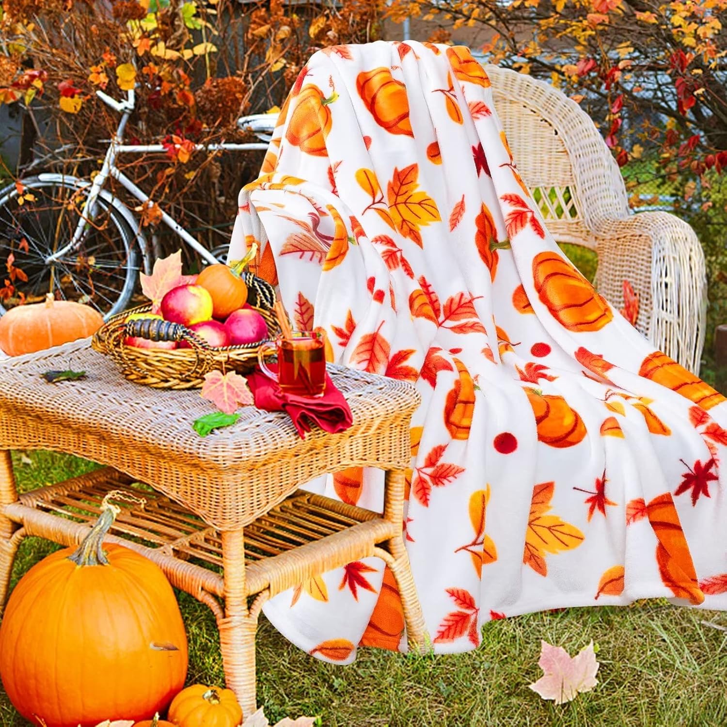 Fall Throw Blanket Halloween P - Home Decor Fallout 4 ulasan dan harga