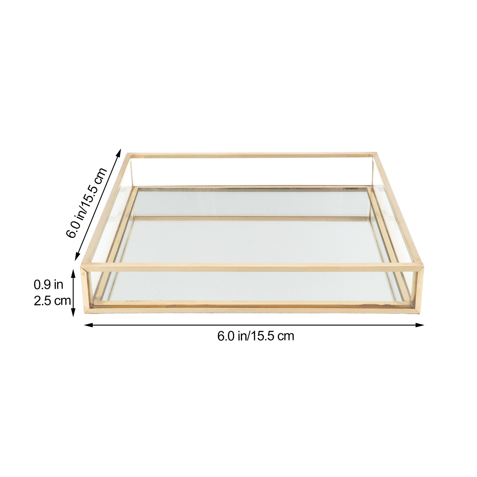 Yellow Brass Frame Decorative  - Home Decor Organizer ulasan dan harga