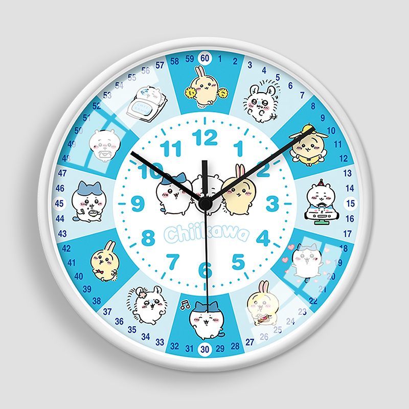 Anime Chiikawa Learning Wall C - Wall Clock Silent ulasan dan harga