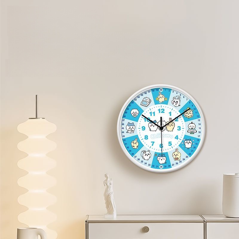 Anime Chiikawa Learning Wall C - Wall Clock Silent ulasan dan harga