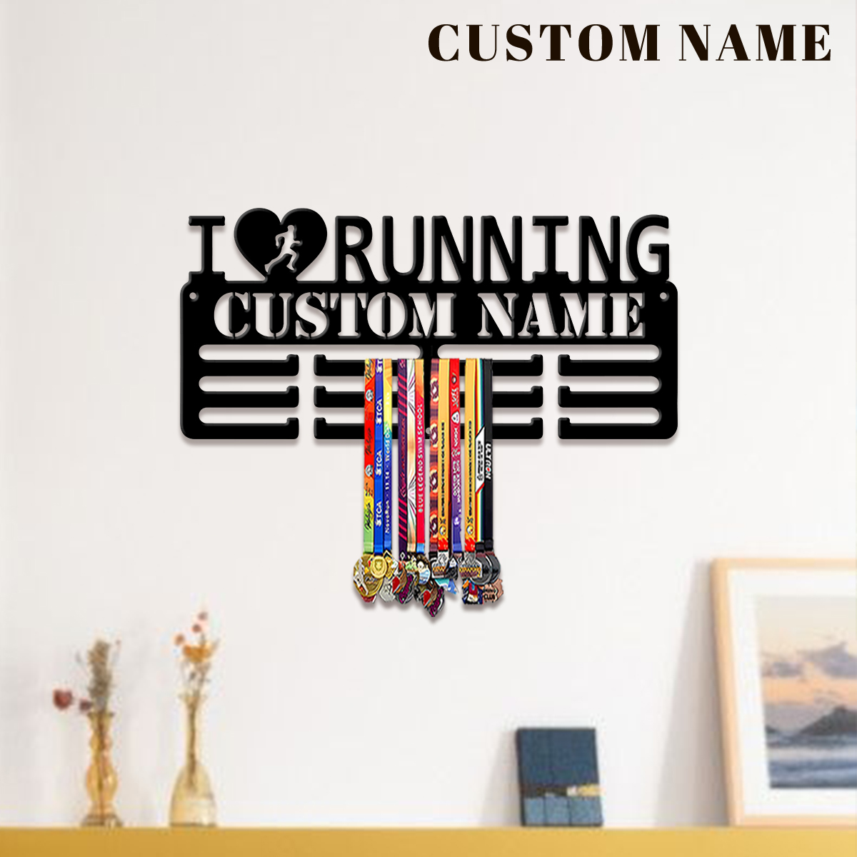 Custom I Love Running Metal Me - Home Decor Pinterest ulasan dan harga