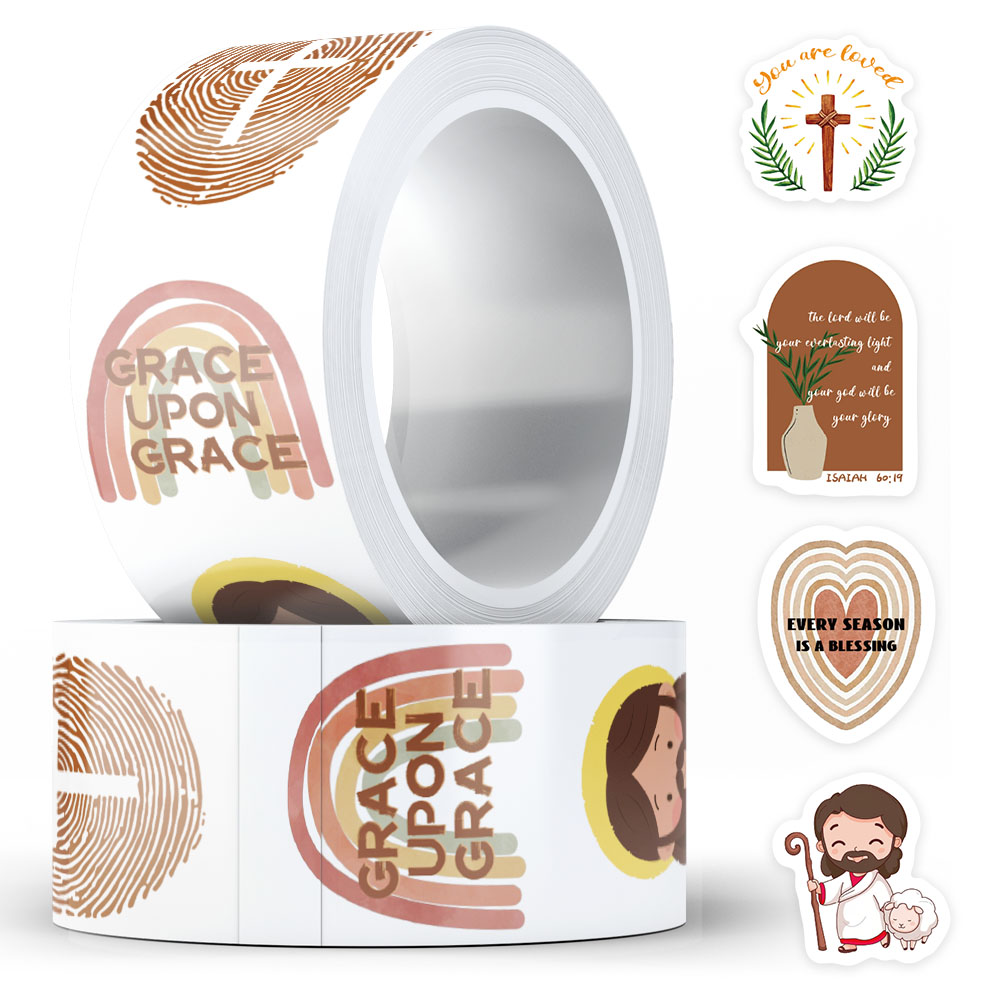 500pcs Jesus Bible Sticker For - Home Decor Wall Panels ulasan dan harga