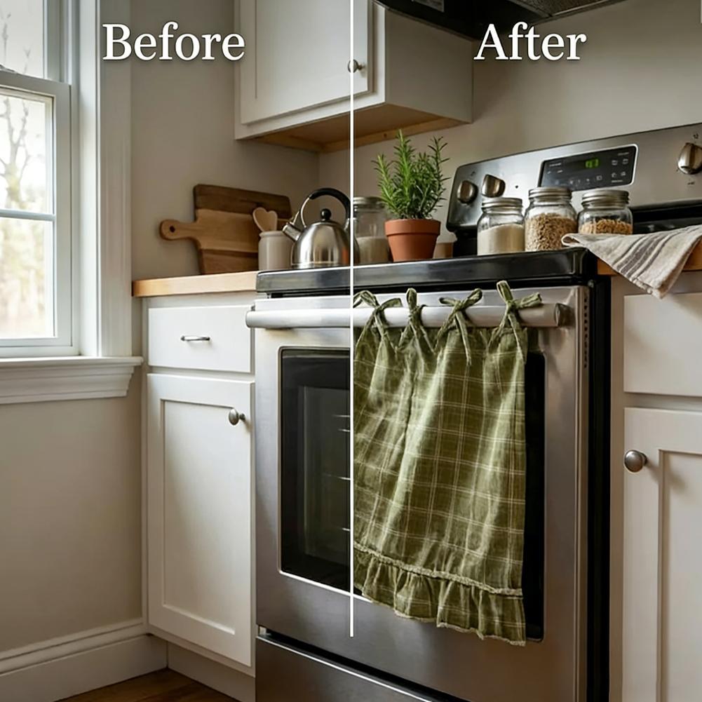 Oven Skirt Artisanal Farmhouse - Home Decor Curtains ulasan dan harga