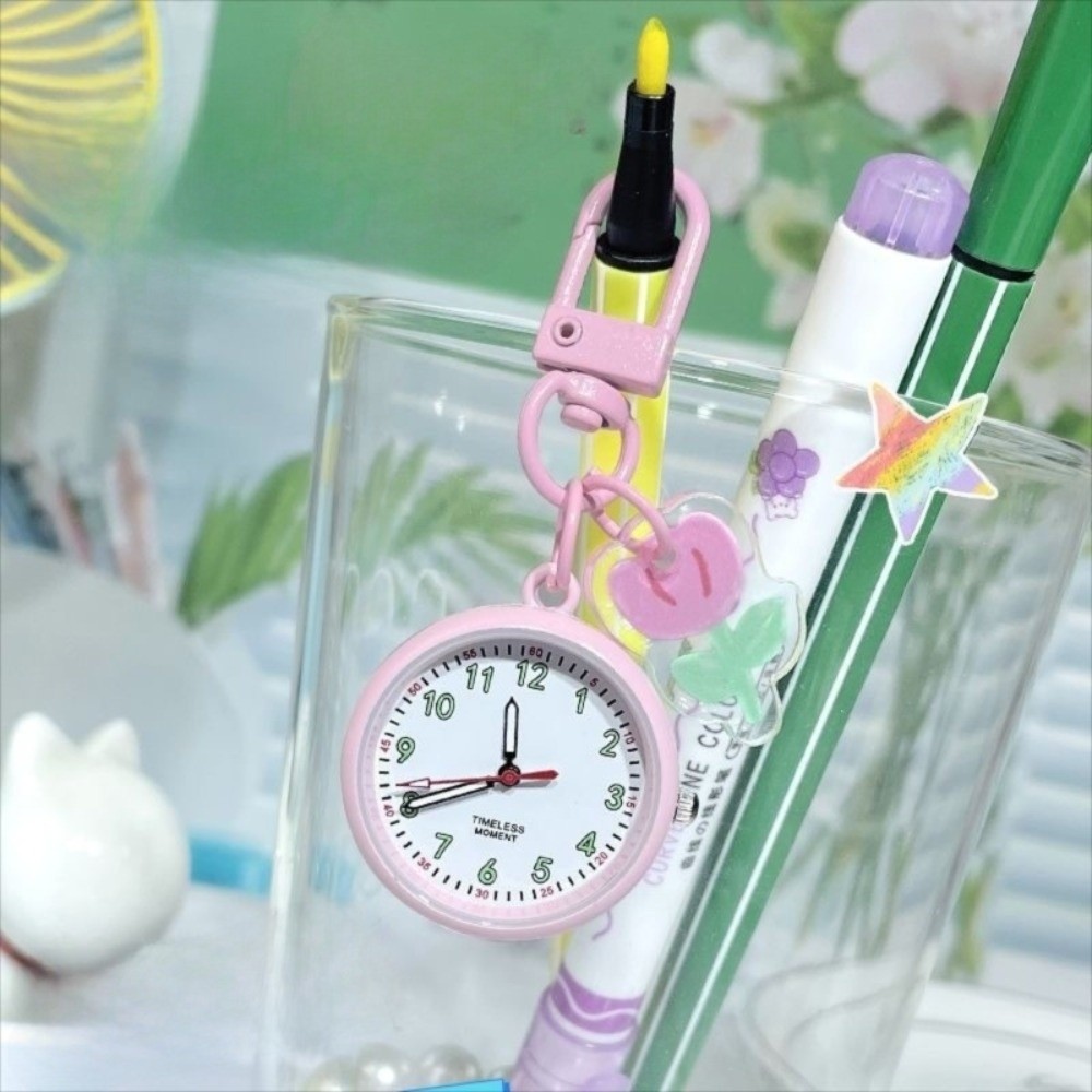 Portable Pocket Watch Key Chai - Wall Clock Silent ulasan dan harga