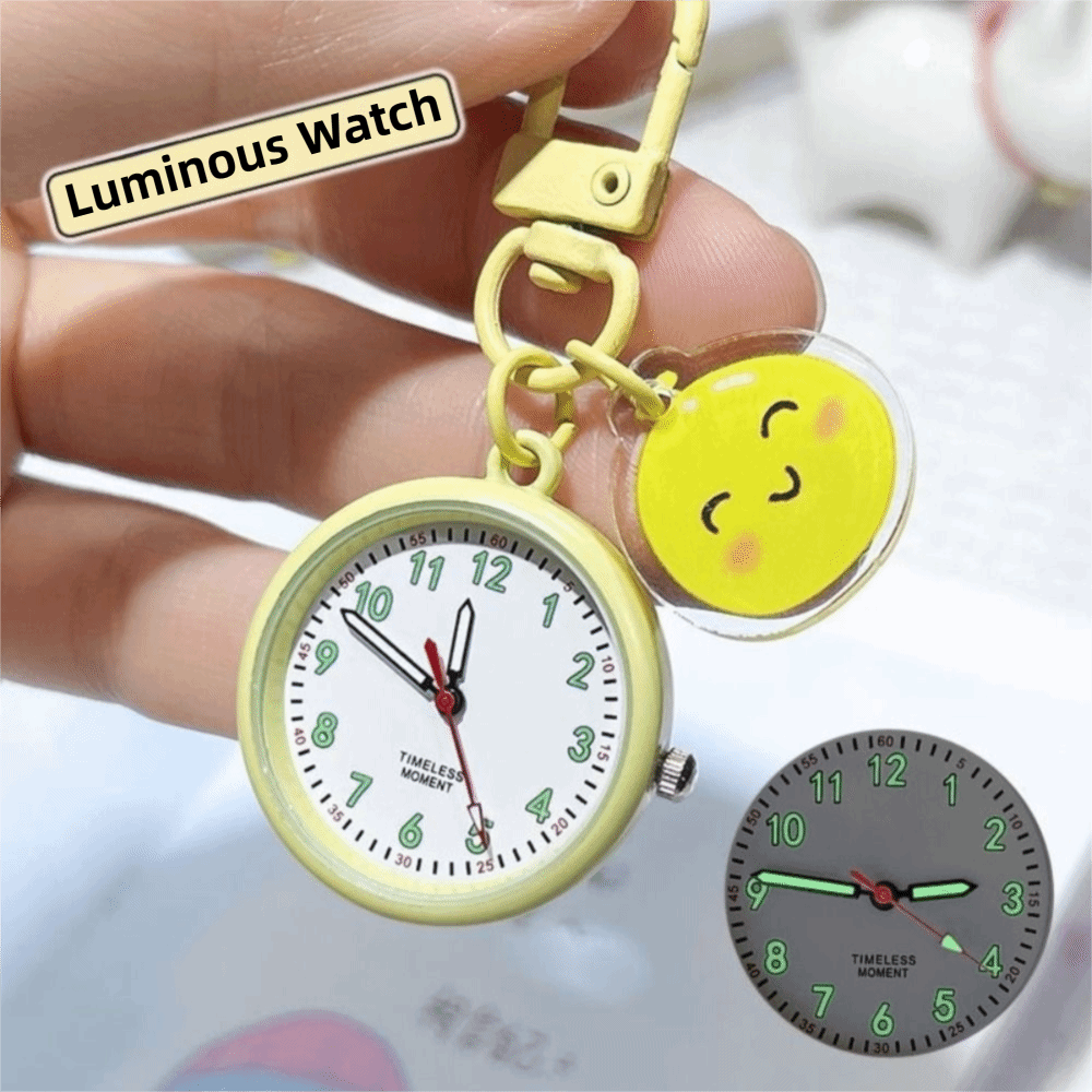 Portable Pocket Watch Key Chai - Wall Clock Silent ulasan dan harga