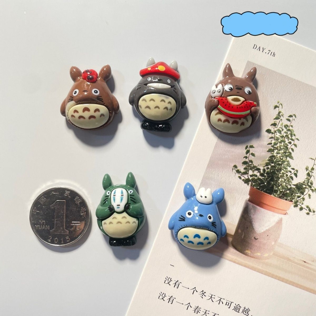 Totoro Anime Resin Fridge Magn - Home Decor Unique Items ulasan dan harga