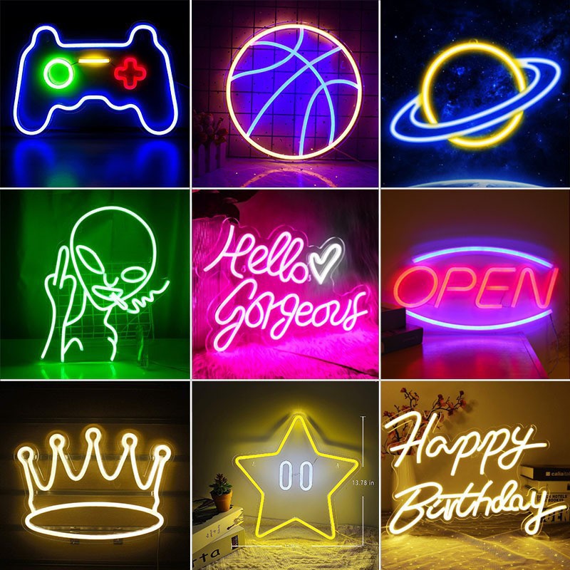 Custom LED Neon Sign with USB/ - Neon Sign Led Custom ulasan dan harga